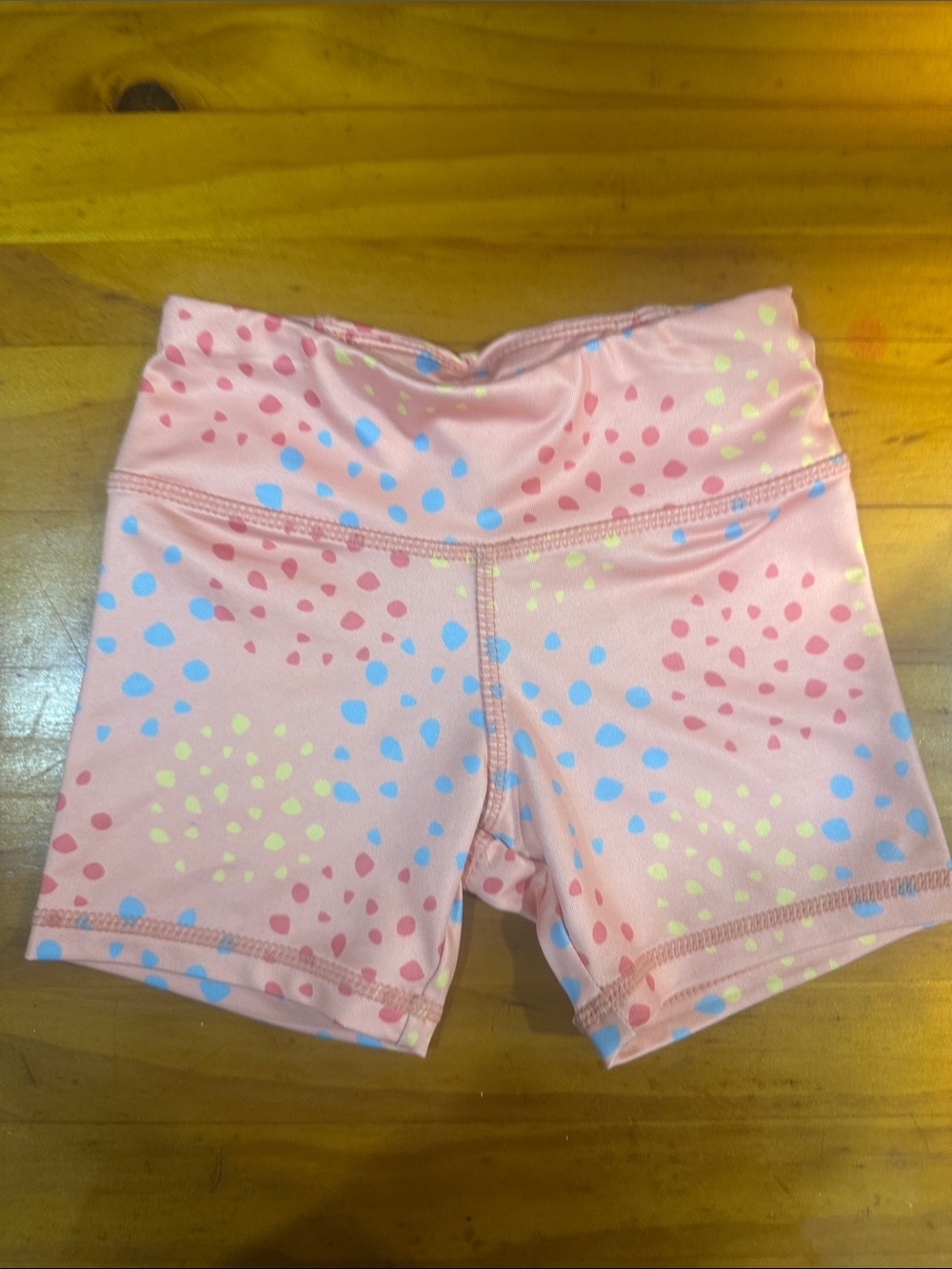 Kids' Pink Dot Performance Bike Shorts